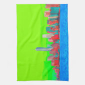 Linge De Cuisine Ligne Sky de New York (Vertical)