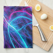 Linge De Cuisine Lignes de néon (Quart Plié)