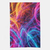 Linge De Cuisine Lignes de néon (Vertical)