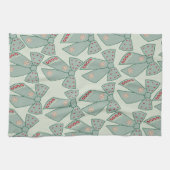 Linge De Cuisine Lignes vertes Sage (Horizontal)