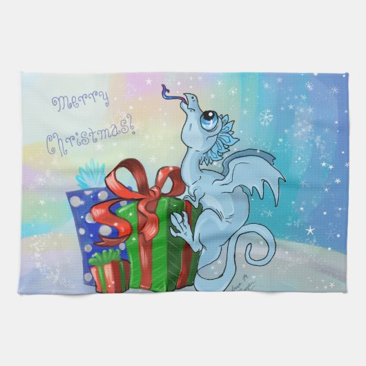 Linge De Cuisine lil' Dragon Snowflake (Horizontal)