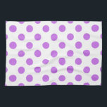 Linge De Cuisine Lilac et pois blancs<br><div class="desc">Lilac et pois blancs</div>