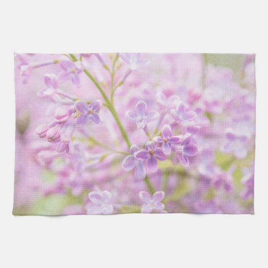 Linge De Cuisine Lilac Fleurs Mist (Horizontal)