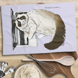 Linge De Cuisine Lilac Lapon Chat Drôle Chat