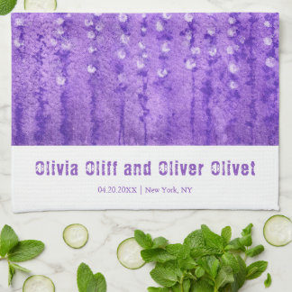 Linge De Cuisine Lilac Lupines