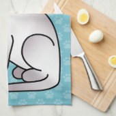 Linge De Cuisine Lilac Point Siamese Reproduisent Dessin de chat de (Quart Plié)