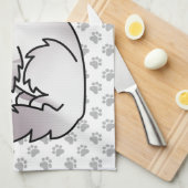 Linge De Cuisine Lilac Point Tabby Birman / Ragdoll Cute Chat & Pât (Quart Plié)