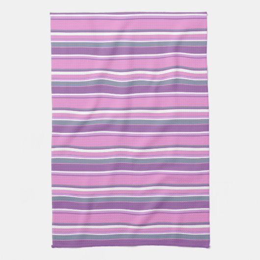Linge De Cuisine Lilac rayures (Vertical)