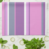 Linge De Cuisine Lilac rayures (Plié)