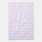 Linge De Cuisine Lilac violet et blanc bonbons rayures (Vertical)