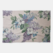 Linge De Cuisine Lilacs sur papier peint Vintage (Horizontal)