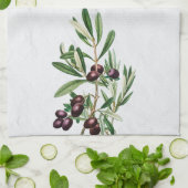 Linge De Cuisine L'île méditerranéenne grecque Feuille d'olive (Plié)