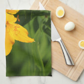Linge De Cuisine Lilies péruviennes (Quart Plié)
