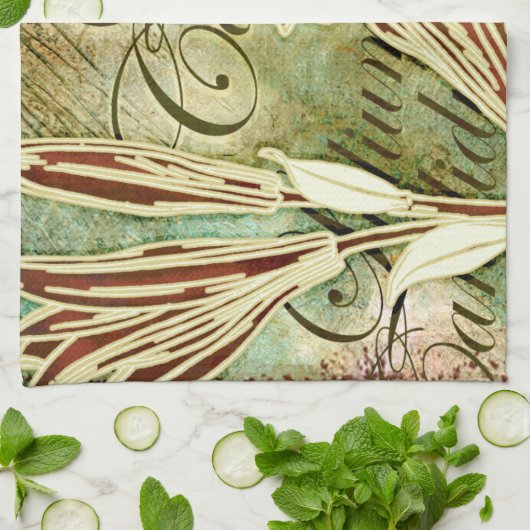 Linge De Cuisine Lillium candidum (Plié)