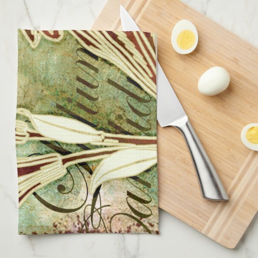 Linge De Cuisine Lillium candidum (Quart Plié)