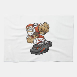 Linge De Cuisine L'Illustration de Santa Claus Playing