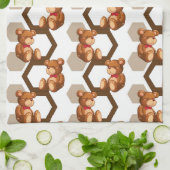 Linge De Cuisine l'illustration d'une rangée de nounours concernent (Plié)