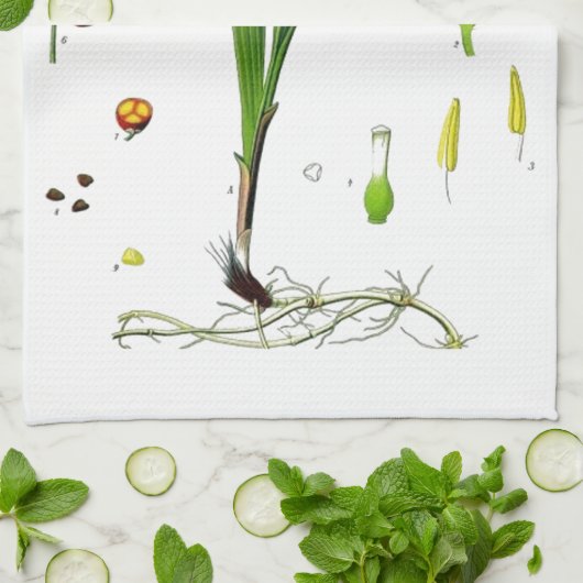 Linge De Cuisine Lily de la Vallée (Plié)