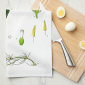 Linge De Cuisine Lily de la Vallée (Quart Plié)