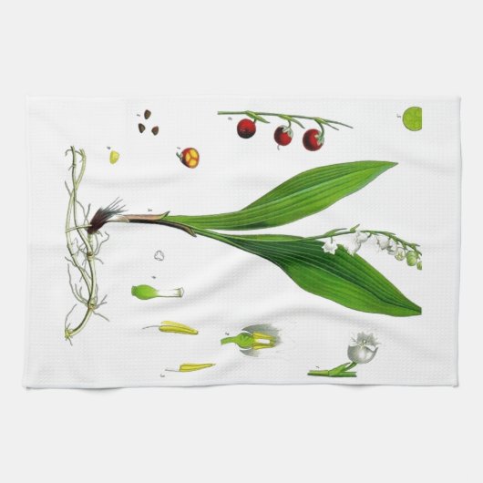 Linge De Cuisine Lily de la Vallée (Horizontal)