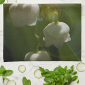 Linge De Cuisine Lily De La Vallée Florale (Plié)