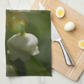 Linge De Cuisine Lily De La Vallée Florale (Quart Plié)