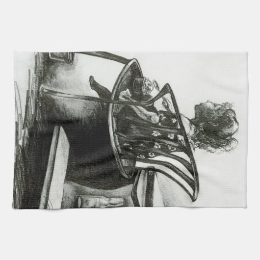 Linge De Cuisine L'imagination nourrit ma réalité (Horizontal)