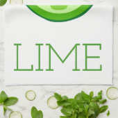 Linge De Cuisine Lime (Plié)