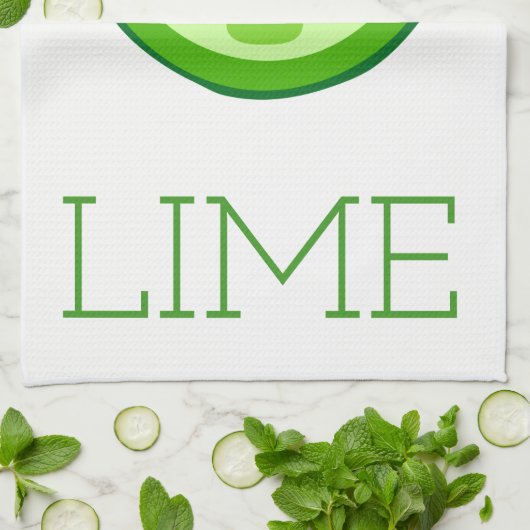 Linge De Cuisine Lime (Plié)