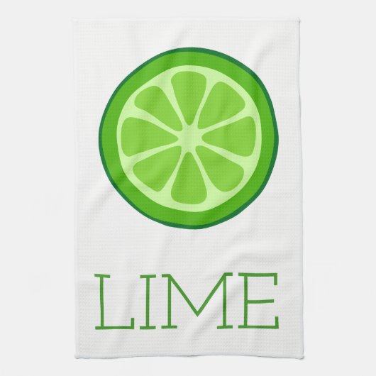 Linge De Cuisine Lime (Vertical)