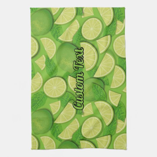 Linge De Cuisine Lime (Vertical)