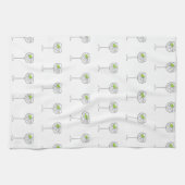 Linge De Cuisine Lime dans un cocktail (Horizontal)