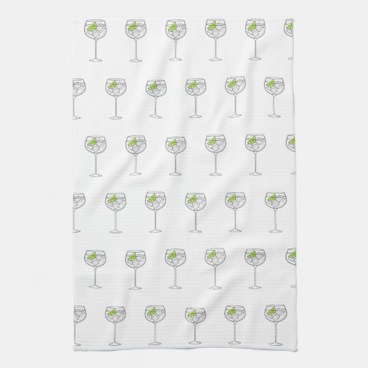 Linge De Cuisine Lime dans un cocktail (Vertical)