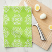 Linge De Cuisine Lime Mandala (Quart Plié)