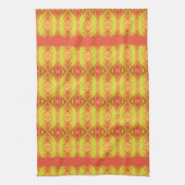 Linge De Cuisine Lime vert et corail (Vertical)