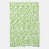 LINGE DE CUISINE LIME ZEBRA PATTERN (Vertical)