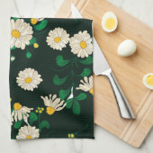 Linge De Cuisine L'imitation du dessin d'enfant brodé. (Quart Plié)