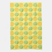 Linge De Cuisine Limites de fruits d'agrumes et citrons Motif Jaune (Vertical)
