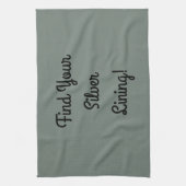 Linge De Cuisine Linage Argent Embellisté    (Vertical)