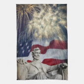 Linge De Cuisine Lincoln et Fireworks (Vertical)