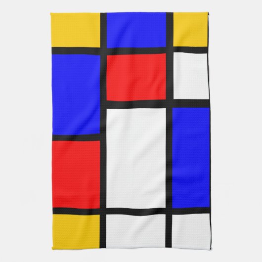Linge De Cuisine Linge maison style Mondrian (Vertical)