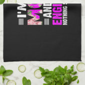 Linge De Cuisine L'Ingénieur Est Une Mère Et Un Ingénieur (Plié)