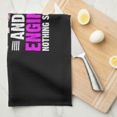 Linge De Cuisine L'Ingénieur Est Une Mère Et Un Ingénieur (Quart Plié)