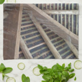 Linge De Cuisine L'intérieur d'un toit en bois (Plié)