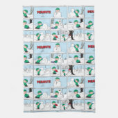 Linge De Cuisine Linus Construit Un Snowman (Vertical)