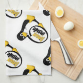 Linge De Cuisine LINUX À L'INTÉRIEUR de Tux le logo de pingouin de (Quart Plié)