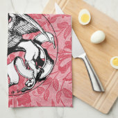 Linge De Cuisine Lion ailé Saint-Marc du XVe siècle (Quart Plié)