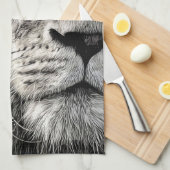 Linge De Cuisine Lion Chase tes rêves (Quart Plié)