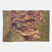Linge De Cuisine Lion Cubs (Horizontal)