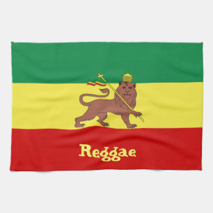 Linge De Cuisine Lion de reggae de Rasta de Judah